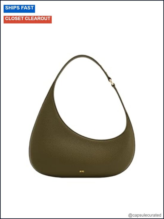 Handbags - Vegan Leather Crescent Hobo Bag Fits iPhone 15 Pro Max Oprah's Favorite